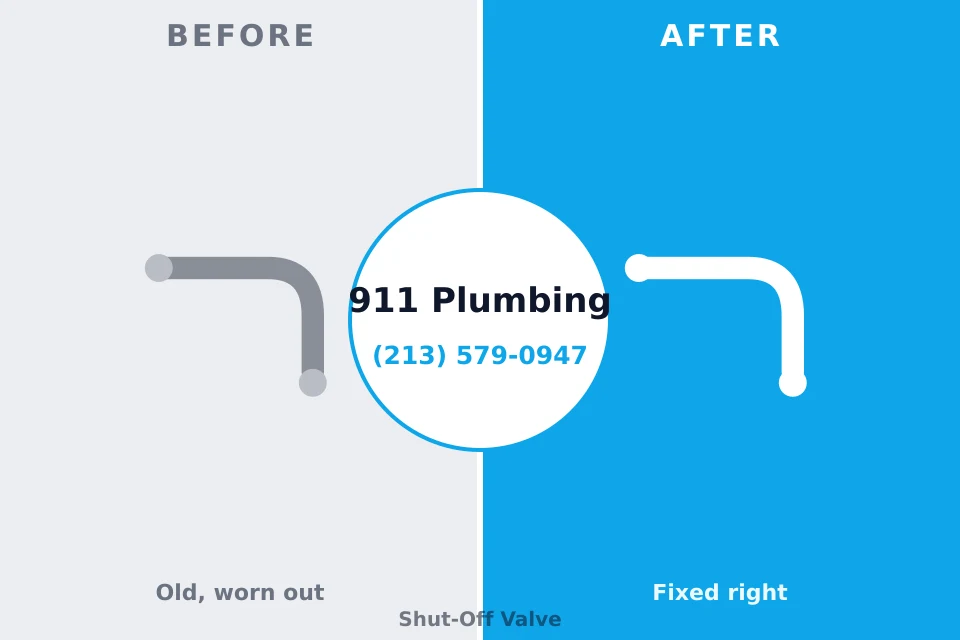 Before and after: plumbing repair Southwest Ranches, FL